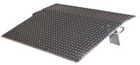 Vestil EH-3630 Aluminum Economizer Dock Plate, 30" Length, 36" Usable Width, 1/2" Plate Thickness, 5,100-lb. Capacity