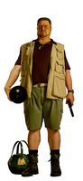 JOHN GOODMAN WALTER THE BIG LEBOWSKI LIFESIZE CARDBOARD STANDUP STANDEE CUTOUT POSTER FIGURE BOWLING BALL