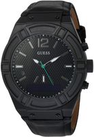 GUESS Men's Stainless Steel Connect Smart Watch - Amazon Alexa, iOS and Android Compatible, Color: Black (Model: C0001G5)