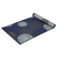 Gaiam Yoga Mat Premium Print Reversible Extra Thick Non Slip Exercise & Fitness Mat for All Types of Yoga, Pilates & Floor Workouts, Subtle Bloom, 6mm
