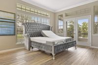 Sven & Son Split King Adjustable Bed Base Frame (Individual Head Tilt & Lumbar) + 10" Cool Gel Memory Foam Mattress and Adjustable Bed (Split King)