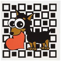 3dRose Miniature Pinscher Has My Heart - Greeting Cards, 6 x 6 inches, set of 6 (gc_6082_1)