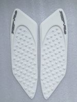 3D White Dots Gas Fuel Tank Traction Pad Anti Side Slip Protector For YAMAHA YZF R6 06-07
