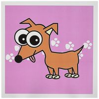 3dRose Chihuahua and Paw prints - Greeting Cards, 6 x 6 inches, set of 6 (gc_6134_1)