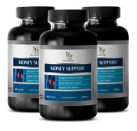 Herbal Anxiety Relief - Kidney Support Complex - Herbal Supplements - 3 Bottles 180 Capsules