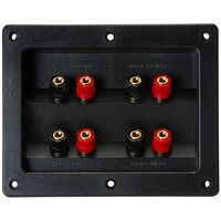 Parts Express Gold Binding Post Banana Jack Speaker Terminal Cup