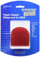 Shure A58WS-RED Red Foam Windscreen for All Shure Ball Type Microphones