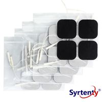 Syrtenty TENS Unit Pads 2x2 20pcs Reusable Replacement Electrode Patches for Electrotherapy