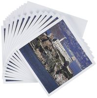 3dRose Alcatraz Island - Greeting Cards, 6 x 6 inches, set of 12 (gc_21692_2)