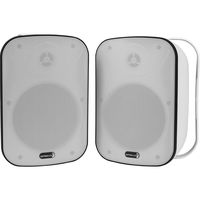 Dayton Audio IO65XTW 6-1/2" IP66 70/100V 8 Ohm Indoor/Outdoor 2-Way Speaker Pair w/Radiator White