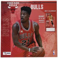 Turner Licensing Sport 2017 Chicago Bulls Team Wall Calendar, 12"X12" (17998011873)