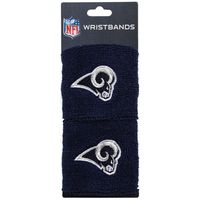 Franklin Sports Los Angeles Rams NFL Wristbands - Youth NFL Team Logo Wristbands - Great for Costumes and Uniforms - Pair of Wristbands