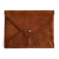 TOPHOME Tablet Sleeve Business Office Bag Briefcase for IPad Air/IPad Air 2/9.7-Inch IPad Pro, Notebook Genuine Leather Case,Brown