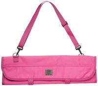 Mercer Culinary 7-Pocket Knife Roll Storage Bag, One Size, Pink