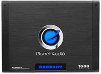 Planet Audio AC1600.4 4 Channel Car Amplifier - 1600 Watts, Full Range, Class A/B, 2-4 Ohm Stable, Mosfet Power Supply, Bridgeable