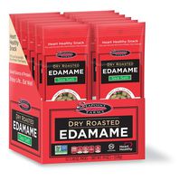 Seapoint Farms Sea Salt Dry Roasted Edamame, Healthy Snacks, 1.58 oz, 12-Pack
