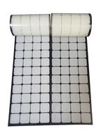 1" White Square Straps 168 Pairs Self Adhestive Hook and Loop Strips with Waterproof Sticky Glue Fastener