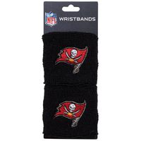 Franklin Sports Tampa Bay Buccaneers NFL Wristbands - Youth NFL Team Logo Wristbands - Great for Costumes and Uniforms - Pair of Wristbands