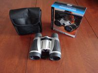 Montgomery Industdries Magnacraft Mini Binoculars With Glare Reducing Blue Lenses & Case, Vot-402