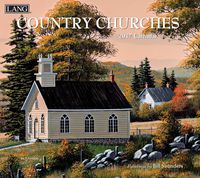 Lang 2017 Country Churches Wall Calendar, 13.375 x 24 inches (17991001904)