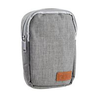 BCP Multi-Function Gray Travel Electronic Accessories Bag Organizer Case, Gear Storage Carrying Sleeve Pouch Case for Hard Drives Cable Organizer Hard Drives, Power Banks