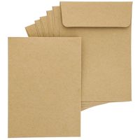 Juvale 100-Pack Bulk Self Seal Kraft Seed Envelope Pouches, 4.5 x 3 Inches