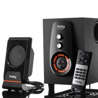 Frisby FS-6300BT Bluetooth Wireless 2.1 CH Subwoofer Speaker Media System with Remote Control for Tablets, Laptops and Desktop Computers