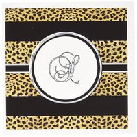 3dRose Greeting Cards, 6 x 6 Inches, Pack of 6, Elegant Cheetah Animal Print (gc_180688_1)