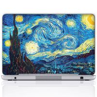Meffort Inc 11.6 12 Inch Laptop Notebook Skin Sticker Cover Art Decal (Free Wrist pad) - The Starring Night