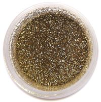 American Gold Glitter Dust, 5 gram container