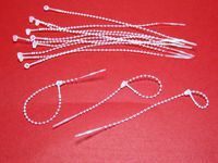 5" Snap Lock Pin ADJUSTABLE Security Loop Plastic Tag Fastener (100 pc)