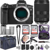 Canon EOS R Mirrorless Digital Camera and Canon RF 24-240mm Lens with Altura Photo Complete Accessory and Travel Bundle