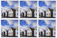 3dRose Greeting Cards, Iceland, 6 x 6 Inches, Open Air Museum of Glaumbaer in Winter (gc_209099_1)