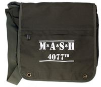 MASH 4077th Olive Green 4077th Canvas Messenger Bag