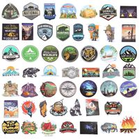 DIFENLUN Loptop Stickers, 50 Pcs Adventure Camping Vinyl Waterproof Stickers Decal for Water Bottle, Luggage, Skateboard, Bicycle