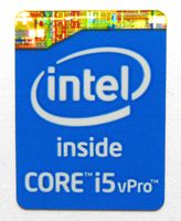 Original Intel Core i5 vPro Inside Sticker 16 x 21mm [745]