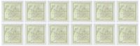 3dRose Set of 12 Greeting Cards, Map of The Clans of Scotland (gc_109973_2)