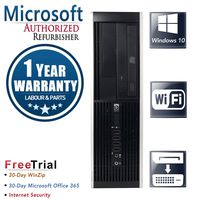 HP Elite 8200 Small Form Business High Performance Desktop PC (Intel Core i5-2500 3.3GB Quad Core,16GB DDR3,2TB HDD,DVD-ROM,DP to DVI Cable,Wi-Fi,Windows 10 Professional)(Renewed)