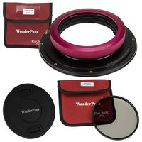 WonderPana Essential CPL Kit - Core Filter Holder, Lens Cap & 145mm CPL Filter for Fujifilm XF 8-16mm f/2.8 R LM WR Lens