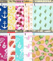 Designer Poly Mailers 10x13 : Sample Variety Pack ~ Anchor, Daisy, Hibiscus, Arrow, Cactus, Pink & Mint Aloha, Watermelon, Flamingo, Pineapple Printed Self Sealing Shipping Poly Envelopes Bag (30 Pcs)