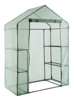 GOJOOASIS Walk in Portable Garden Greenhouse Mini Plants Shed Hot House with 3 Tiers
