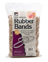 Charles Leonard Rubber Bands, 117 (7 x 1/8 Inches), Amber, 1 Pound Bag (56617)