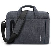 CoolBELL 15.6 inch Laptop Bag Messenger Bag Hand Bag Multi-compartment Briefcase Oxford Nylon Shoulder Bag For Laptop/Ultrabook/HP/Acer/Macbook/Asus/Lenovo/Men/Women (New Grey)