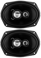 Planet Audio TRQ693 6 x 9 Inch Car Speakers - 500 Watts of Power Per Pair, 250 Watts Each, Full Range, 3 Way, Sold in Pairs