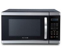 Farberware Professional FMO11AHTBKL 1.1 Cu. Ft. 1000-Watt Microwave Oven with Blue LED Lighting, Brushed Stainless Steel