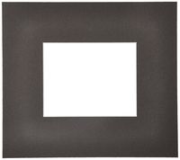 8x9 Cinder / Charcoal Custom Mat for Picture Frame with 4x5 opening size (Mat Only, Frame NOT Included)