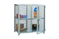 Little Giant SC-3672-NC Visible Contents Welded Storage Lockers, 36" x 72", Gray