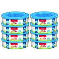 Playtex Diaper Genie Refill Bags, Ideal for Diaper Genie Diaper Pails, Registry Gift Set, Pack of 8, 2160 Count