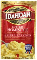 Idahoan Buttery Homestyle Mashed Potatoes, Made with Gluten-Free 100-Percent Real Idaho Potatoes, 4-ounce Pouch (4 Servings)