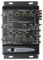Planet Audio EC20B 3-Way Electronic Crossover With Remote Subwoofer Control